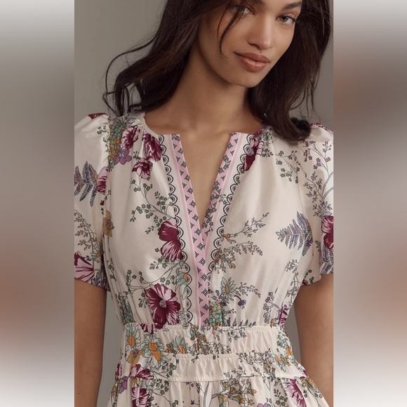 Anthropologie The Somerset Maxi Dress Size Large NEW - Picture 4 of 9